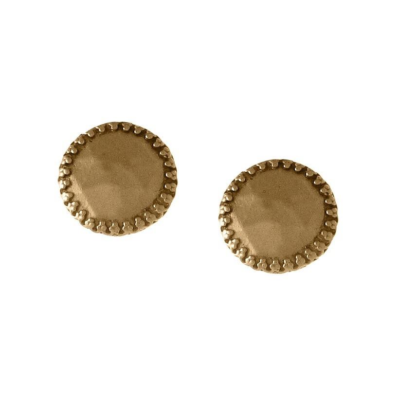 Large Faceted Setting Earring