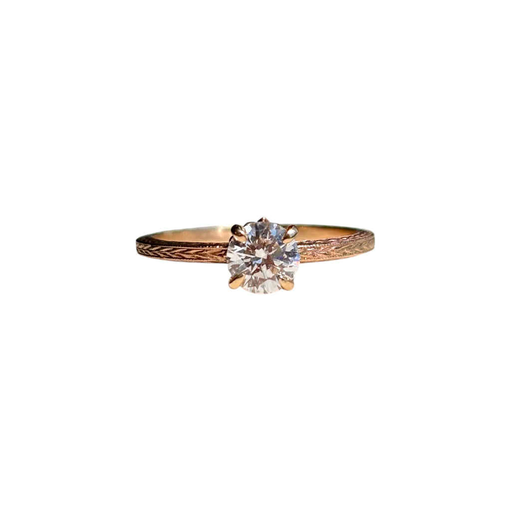 The Wheat Solitaire Ring