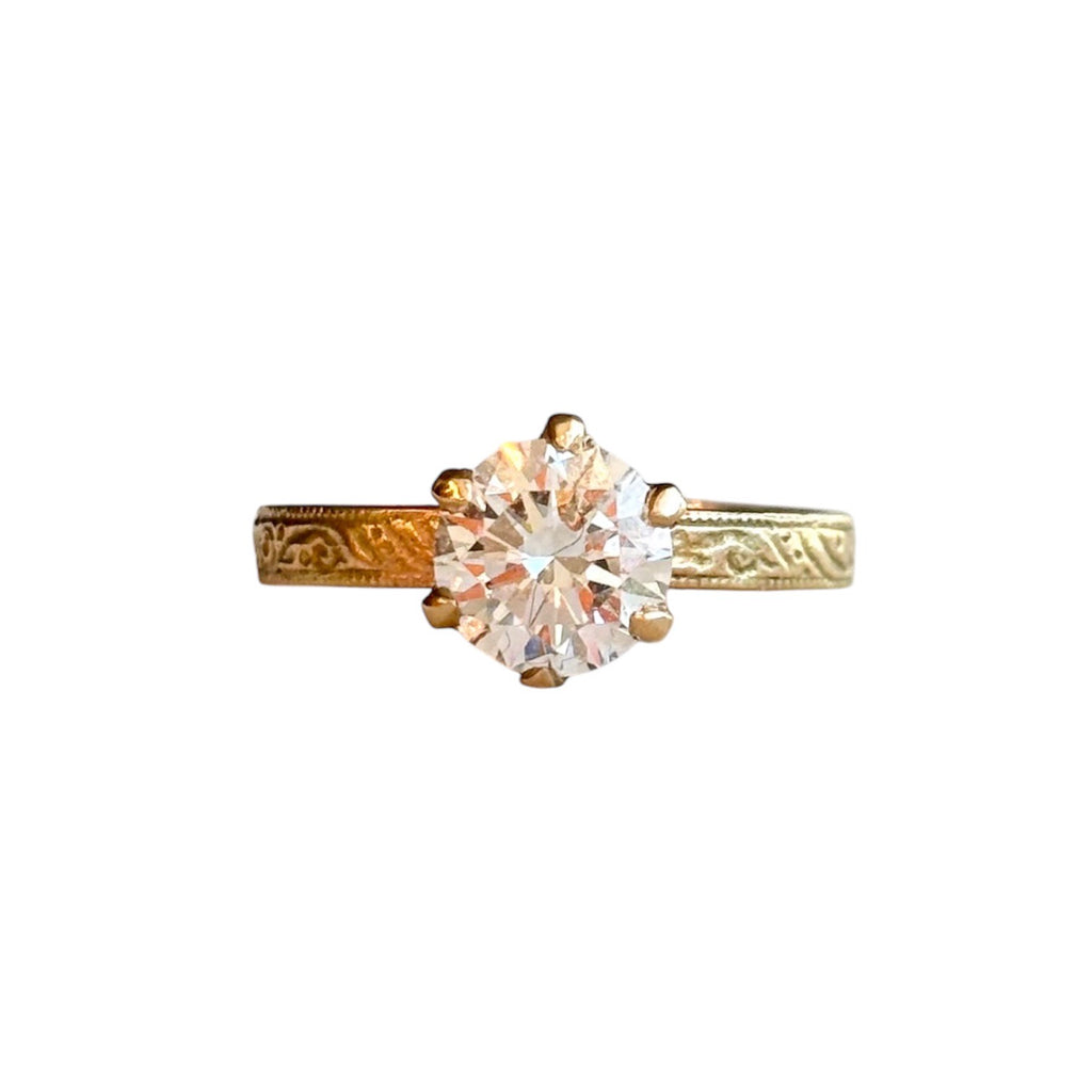 The Spiral Solitaire Ring