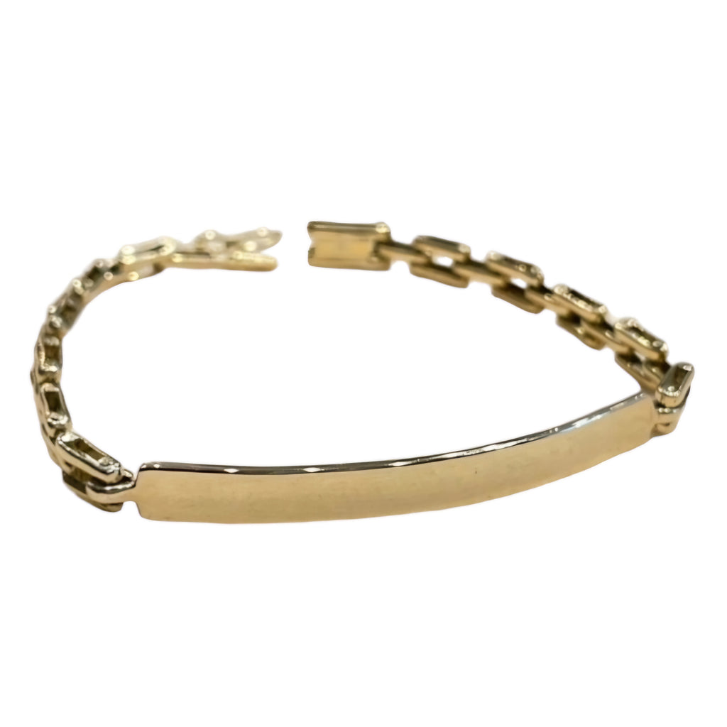 14k Rectangle Bracelet