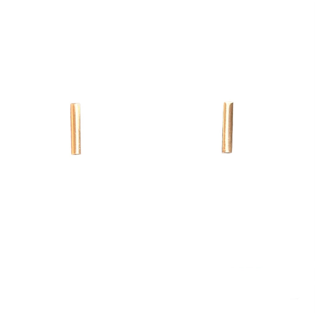 14k Bar Studs