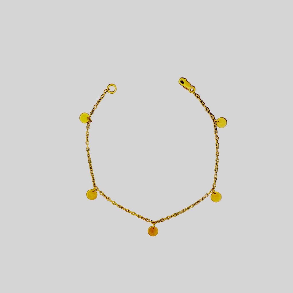 14k Sequin Bracelet