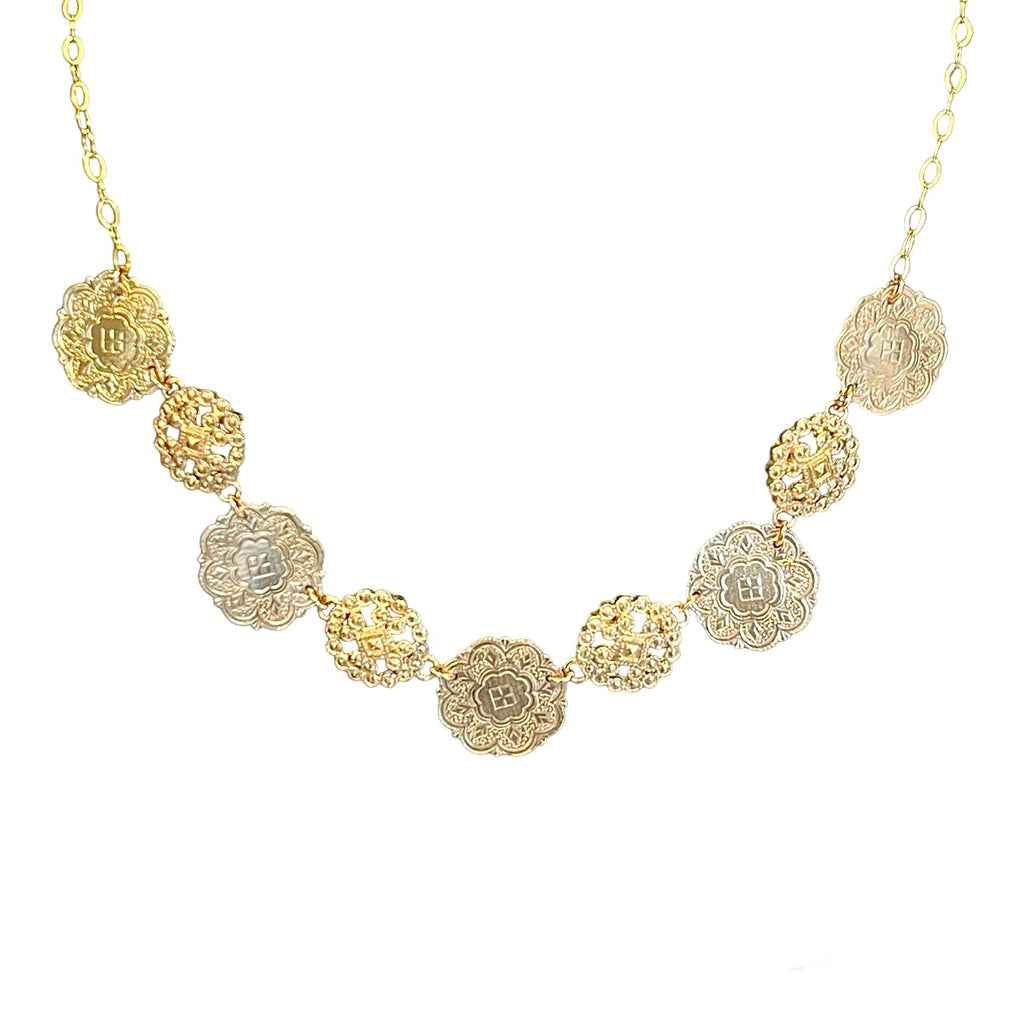 Romani And Lace Cast Necklace