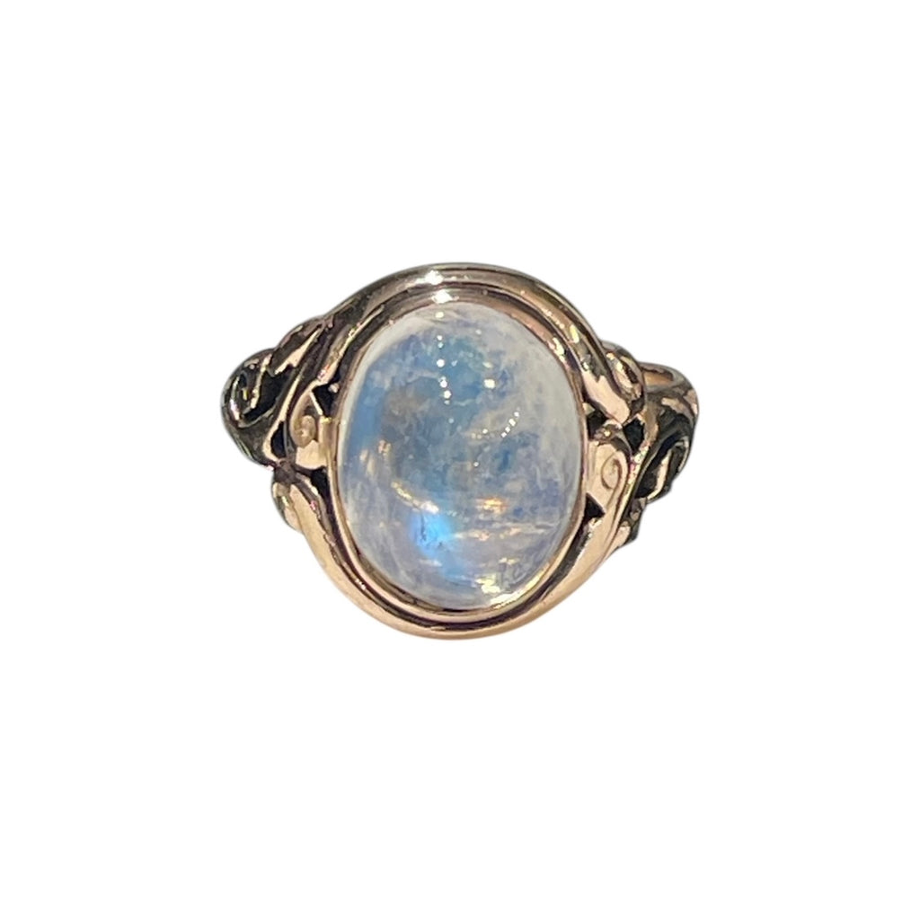 Antique Ornate Moonstone Ring