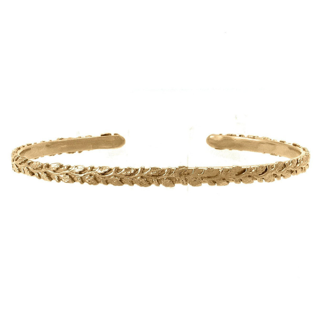 Victorian Vine Cuff Bracelet Gold Vermeil
