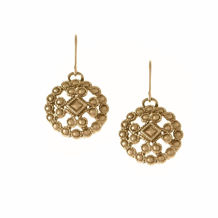 Lace Casting Earring, Post or Drop