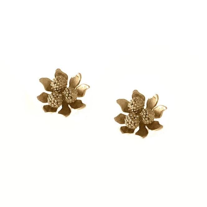 Blossom Post Earring Gold Vermeil