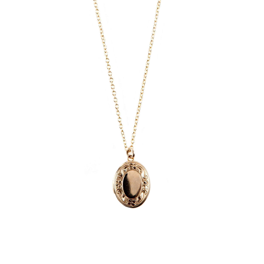 Oval Locket Necklace