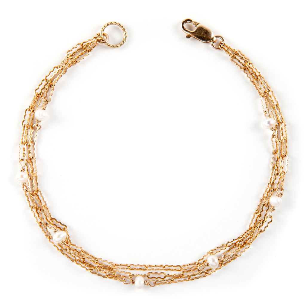 Triple Chain Bracelet