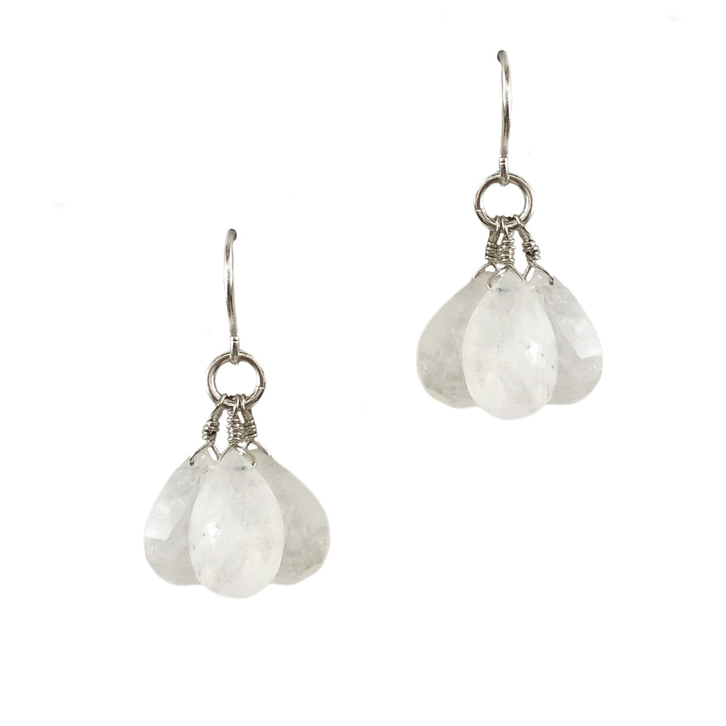 Triple Briolette Bundle Earrings